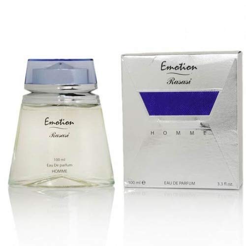 RASASI Emotion for Men EDP - Eau De Parfum 100 ML (3.4 oz) | Middle Eastern | Encaptures Fresh Notes or Bergamot & Orange Blossom in Opening, Floral
