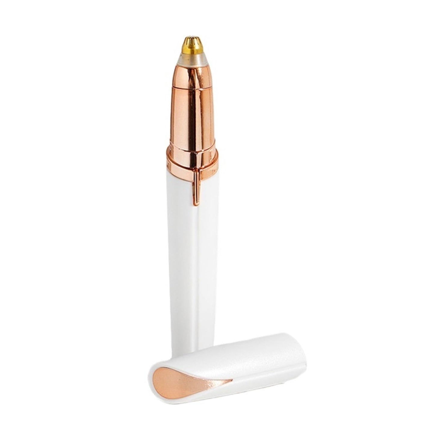 Electric Eyebrow Trimmer Security Hair Removal Eye Brow Epilator USB Charger Mini Shaper Shaver Hair Removal Painless Beauty(White) Beauty and Personal Care FKOTUKNR