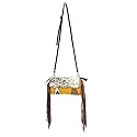 American Darling Women's Crossbody Bag Western Saddle Blanket Genuine Leather Handbag and Ladies Purse
