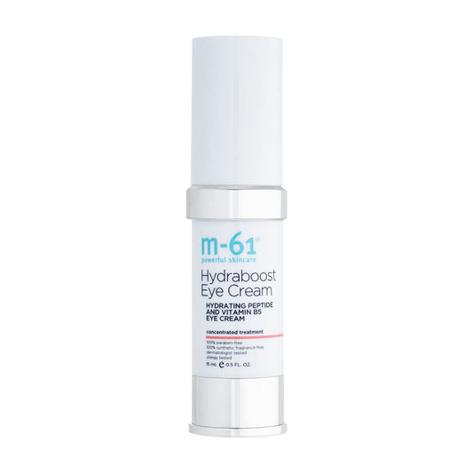 m-61 Hydraboost Eye Cream | Moisturizing, Firming Undereye Cream with Hyaluronic, Glycolic, Vitamin B5, and Peptides. Dermatologist Tested