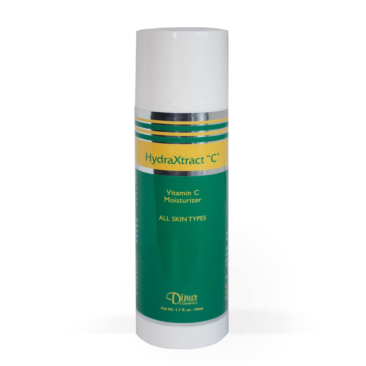 Dinur Cosmetics HydraXtract Vitamin C Moisturizer Decreases Aging Pump Up the Skin Improves Skin Smoothness & Firmness 1.7 oz. 50 ml
