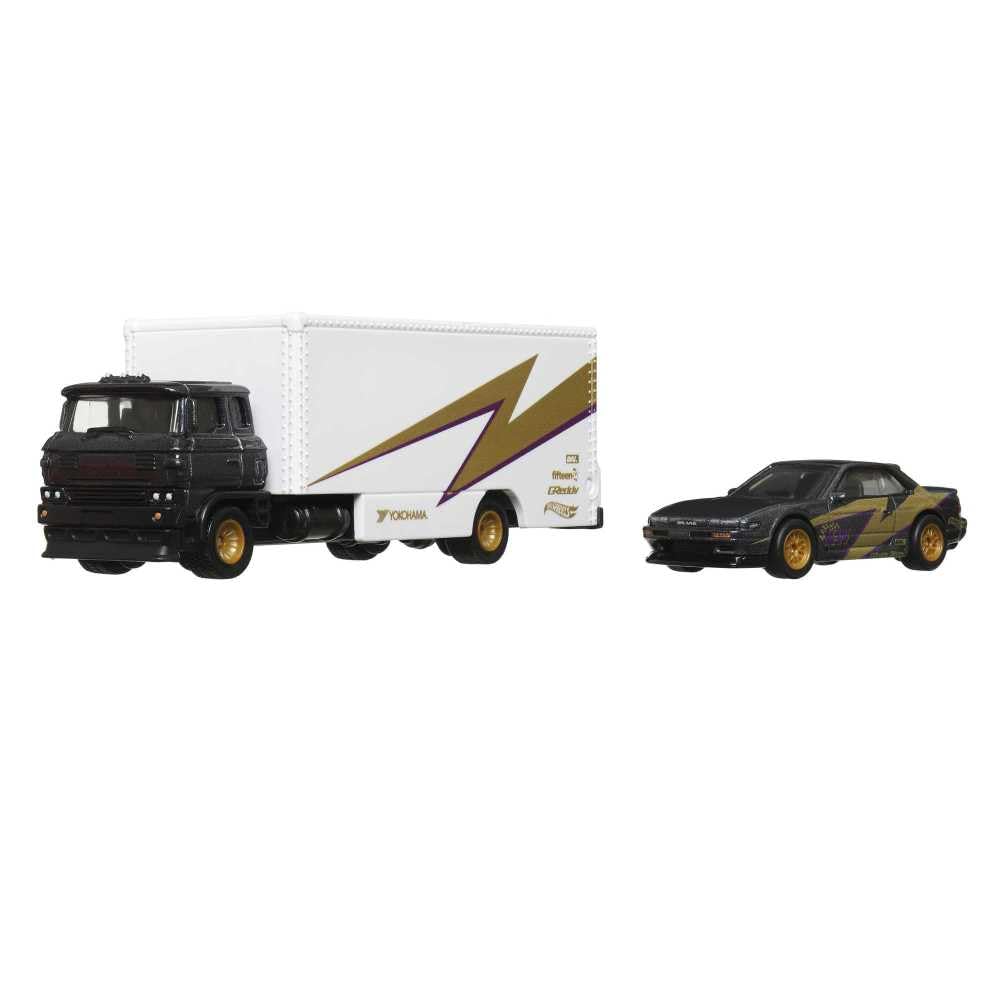Nissan Silvia S13 & Sakura Sprinter - Car Culture Team Transport - Hot Wheels Premium Scala 1/64