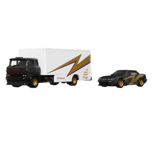 Nissan Silvia S13 & Sakura Sprinter - Car Culture Team Transport - Hot Wheels Premium Scala 1/64