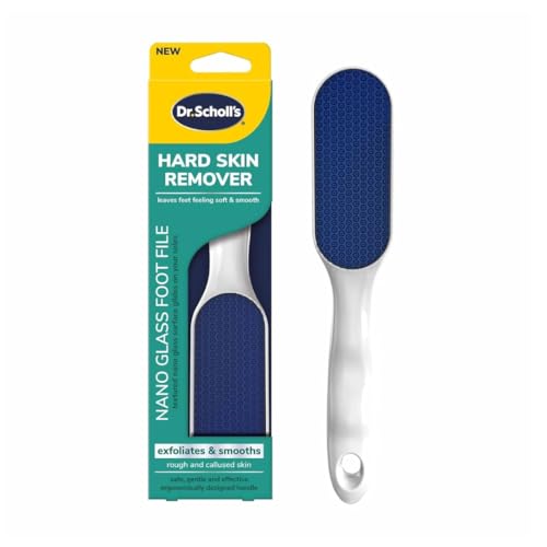 Dr. Scholl's Hard Skin Remover Nano Glass Foot File - Foot Callus Remover, Durable Foot Scrubber, Dead Skin Remover, Hygienic Pedicure Tool, Long Beauty & Personal Care Dr. Scholl's