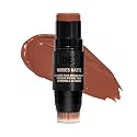 Nudestix Nudies Bronze All Over Matte Bronzing Stick - 3-in-1 Cream Bronzer for Cheeks, Eyes & Lips with Built-In Brush | Natural Contour & Sun-Kissed