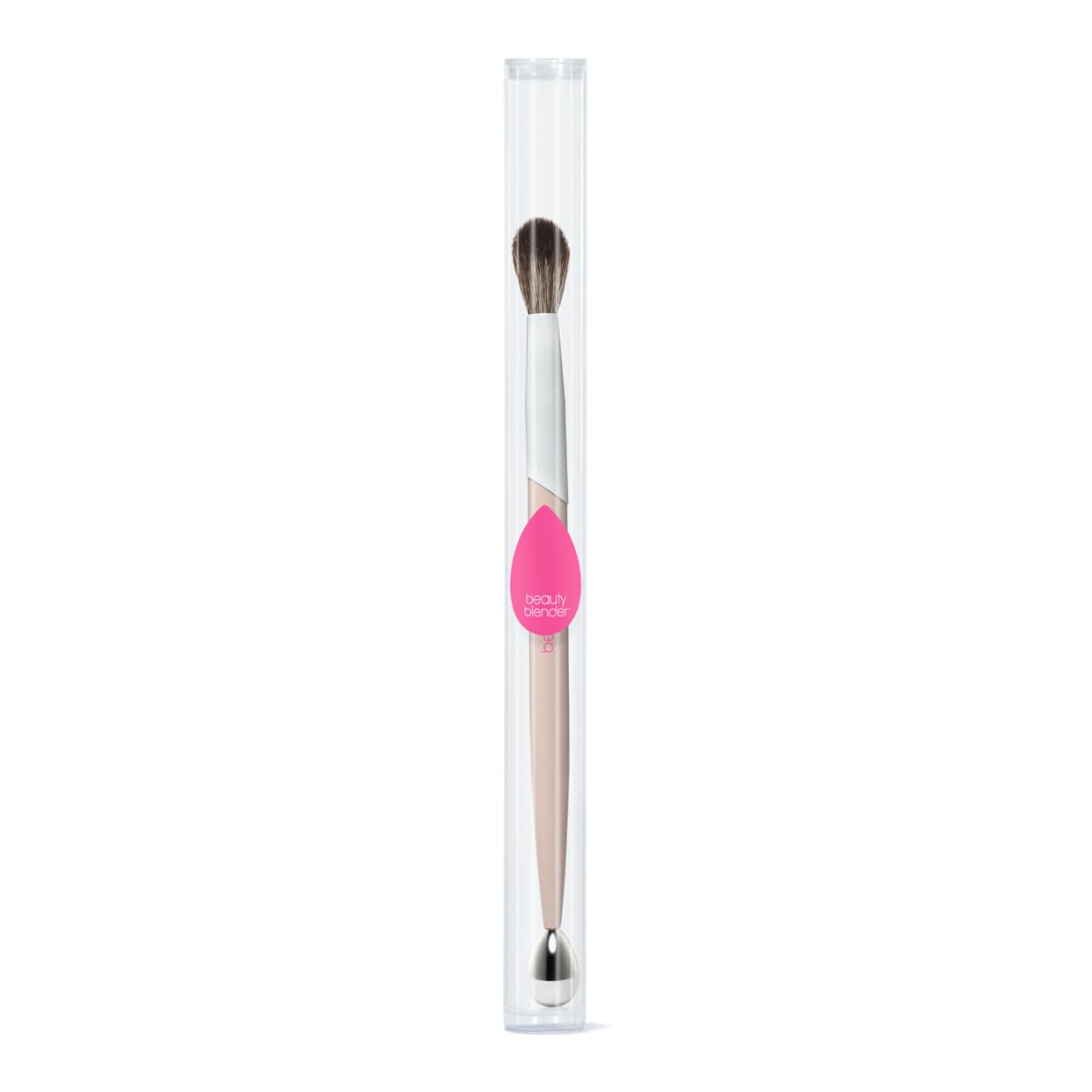 beautyblender HIGH ROLLER Crease Brush & Cooling Roller Makeup Brush for Eyeshadow Vegan, Cruelty Free and Made in the USA