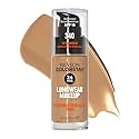 Revlon Liquid Foundation, ColorStay Face Makeup for Combination & Oily Skin, SPF 15, Medium-Full Coverage with Matte Finish, 340 Early Tan, 1 Fl Oz