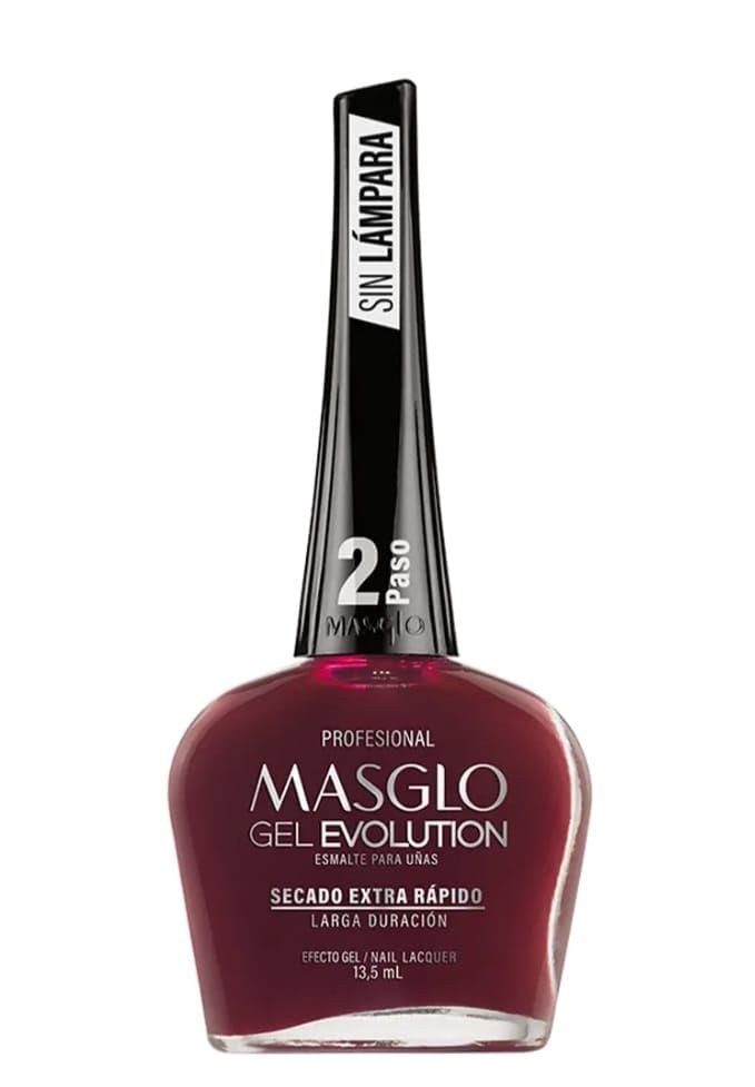 MASGLO Evolution Nail Polish Gel Effect, No UV/LED Lamp Required, Lasts Up To 12 Days, 1 Piece Color (Professional) Beauty & Personal Care MASGLO