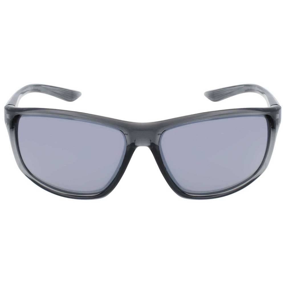 Nike Adrenaline Rectangular Sunglasses, Dark Grey, 66/15/135