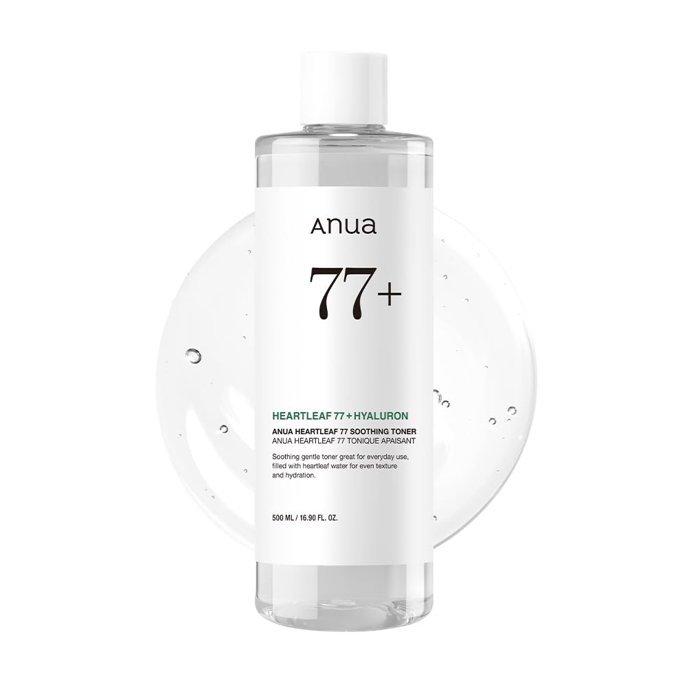 Anua Heartleaf 77 Soothing Toner, Moisturizing & Calming Facial Toner for Glass Skin, Hyaluronic Acid, Lightweight Hydration for Sensitive Skin Beauty and Personal Care ANUA