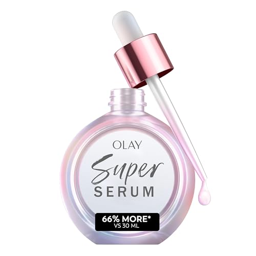 Olay Super Serum - Glow Serum for Face - Activated Niacinamide, Vitamin C & E, Collagen Peptide, AHA - 5-in-1 Benefits - Brightens, Hydrates, Smooths Beauty and Personal Care Olay Default Title