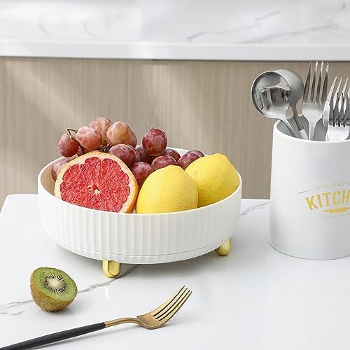 Anyoifax Makeup Perfume Organizer Tray 360 Degree Rotating Lazy Susan Skincare Lotion Organizer Spinning Cosmetics Storage for Dresser, Vanity Beauty and Personal Care Anyoifax
