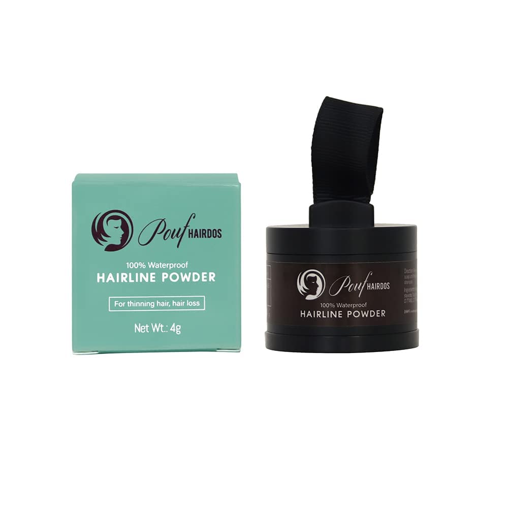Waterproof Hairline Powder, Quick Hair Roots Touch-up Powder for Men and Women, Hair Roots Cover-up, Hair Shadow for thinning hair, bald spots