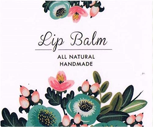 ZZYBIA Assorted Clear Lip Balm Label Sticker for Lip Balm Container Lip Balm Labels Paper Stickers 60pcs