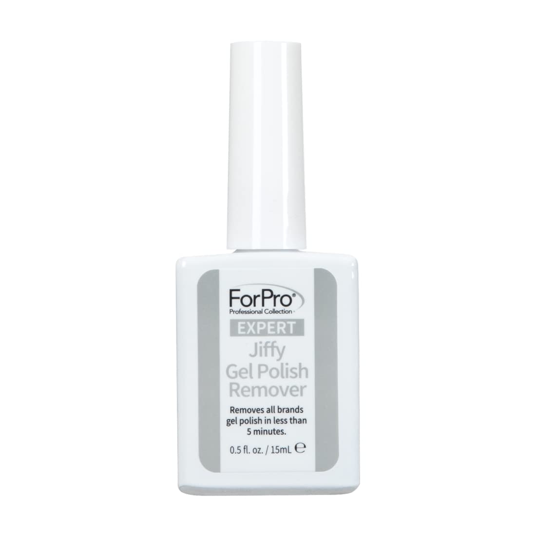 ForPro Professional Collection Expert Jiffy Gel Polish Remover, Removes All Brands Gel Polish in Less Than 5 Minutes, Quick & Easy Gel Removal, No
