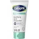 Cetaphil Face Moisturizer, Gentle Clear Mattifying Acne Moisturizer With 0.5% Salicylic Acid, Hydrates and Treats Sensitive Acne Prone Skin, Skin Care