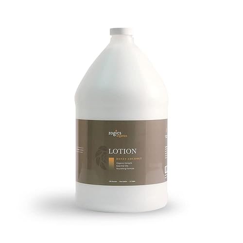 Zogics Organics Body Lotion - Hydrating Body Lotion for Women and Men, Moisturizing Formula Made with Essential Oils, Great for Refillable Lotion