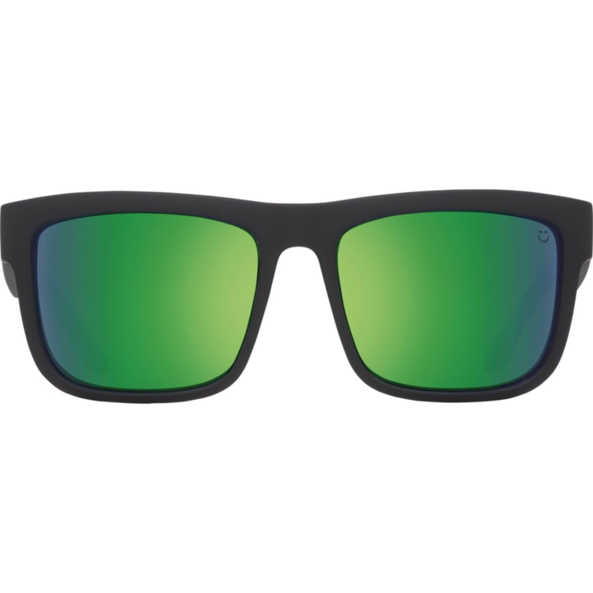 SPY Square Discord Matte Blk-HD Brnz Polar w/Green Spectra Mirror, Multi, One Size