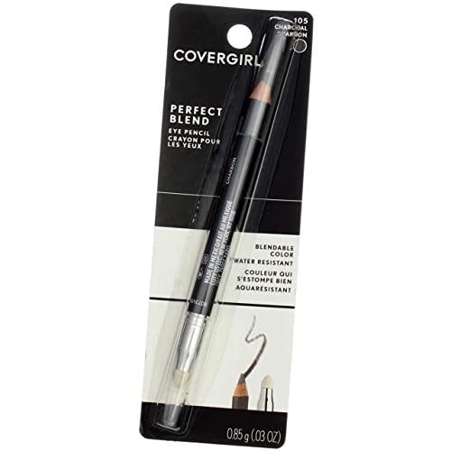 COVERGIRL Perfect Blend Eye Pencil, Charcoal [105], 0.03 oz