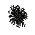 Kippah Keeper Yarmulke & Hair Clips - Bulk Pack (Black), Medium