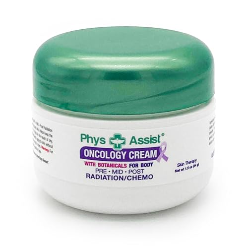 PhysAssist Oncology Cream 1.5 oz. Travel Size. Soothing, Calming and Hydrating to Stressed Skin Undergoing Chemo or Radiation. Made with Botanicals