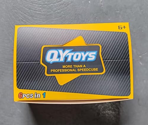 Vdealen 3x3x3 Speed Cube Set – 6-Pack Stickerless Magic Cubes, Bulk Puzzle Toy for Kids, Teens & Adults, Classroom Prizes, Party Favors & Gifts