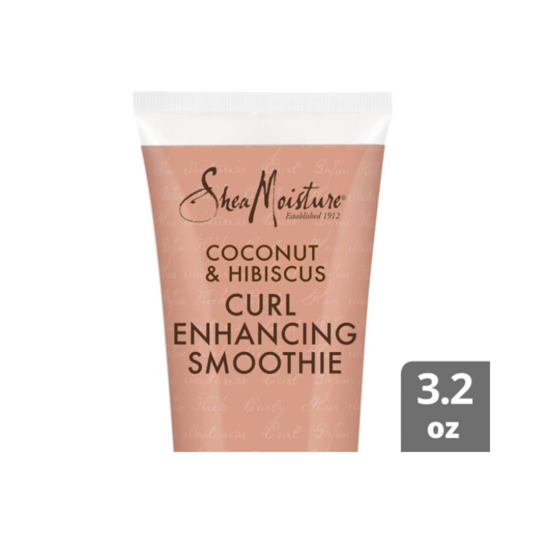 Coconut and Hibiscus Curl Enhancing Smoothie by Shea Moisture for Women - 3.2 oz Cream - Pack of 2