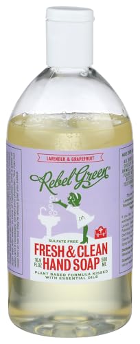 Rebel Green, Soap Hand Lavender, 16.9 Ounce