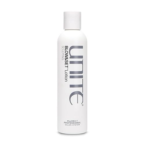 UNITE Hair - BLOW&SET Lotion - Styling Lotion for Hold, Volume, and Curl - Activates & Reactivates with Heat - Paraben-Free & UV Protection - Ideal