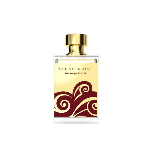 Afnan Edict Amberythme Unisex Luxury Eau de Parfum Spray, 2.7 Fl. Oz - Warm & Indulgent Amber Perfume with Cinnamon, Vanilla & Sandalwood