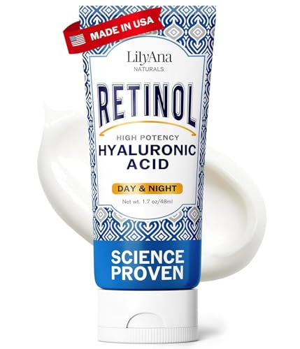 LilyAna Naturals Anti Aging Retinol Face Cream for Women - Wrinkle & Neck Cream for Firming, Retinol Moisturizer for Face with Hyaluronic Acid Beauty and Personal Care LilyAna Naturals Default Title