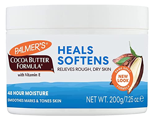 Palmer's Cocoa Butter Jar With Vitamin-E 7.25 Ounce (214ml) (Pack of 6)