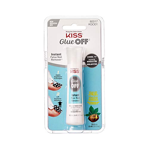 Kiss Glue Off False Nail Remover 13.5mL (0.45 US fl.oz.) KGO01 Beauty & Personal Care Kiss Products, Inc.