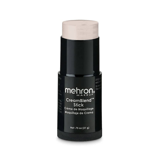 Mehron Makeup CreamBlend Stick | Face Paint, Body Paint, & Foundation Cream Makeup | Perfect for Halloween .75 oz (21 g) (Butterfly Ivory)