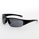 Hot Leathers Eazy Eyes Safety Sunglasses with Smoke Mirror Lenses SGF1069 - One Size