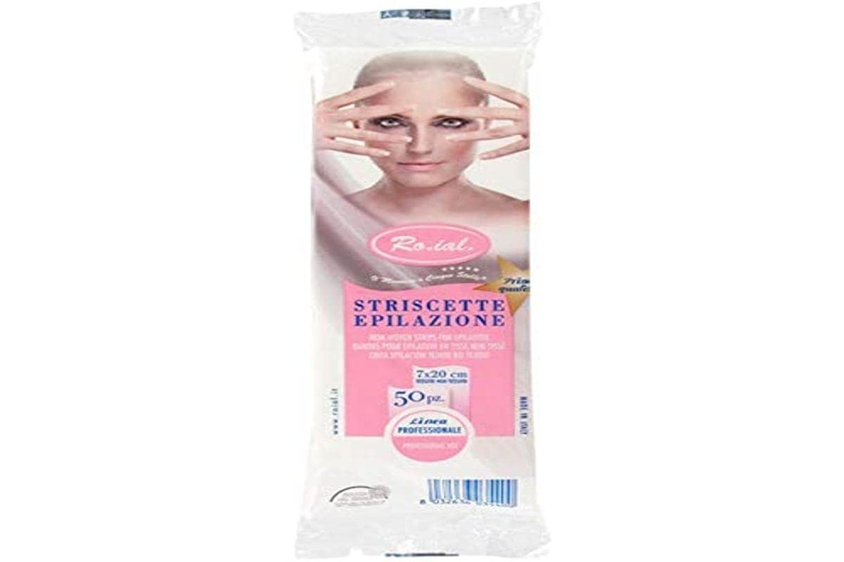 ro. 'ial Precut Strips for Epilation Strips, 50 Pieces Beauty and Personal Care Roial