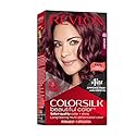 Revlon Colorsilk Beautiful Color Permanent Hair Color, Long-Lasting High-Definition Color, Shine & Silky Softness with 100% Gray Coverage, Ammonia