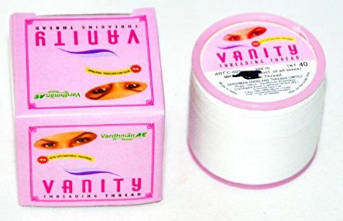 vardhaman G S & C O 10 Spool Vanity Eyebrow Cotton Threading Threads Antiseptic Facial hair Remover Beauty and Personal Care G S & CO