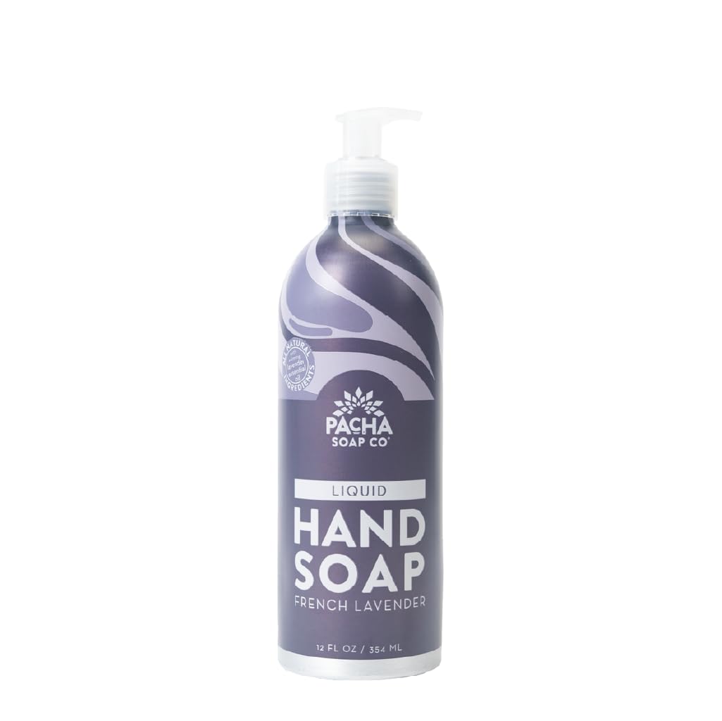 PACHA SOAP French Lavender Liquid Hand Soap, 12 FZ
