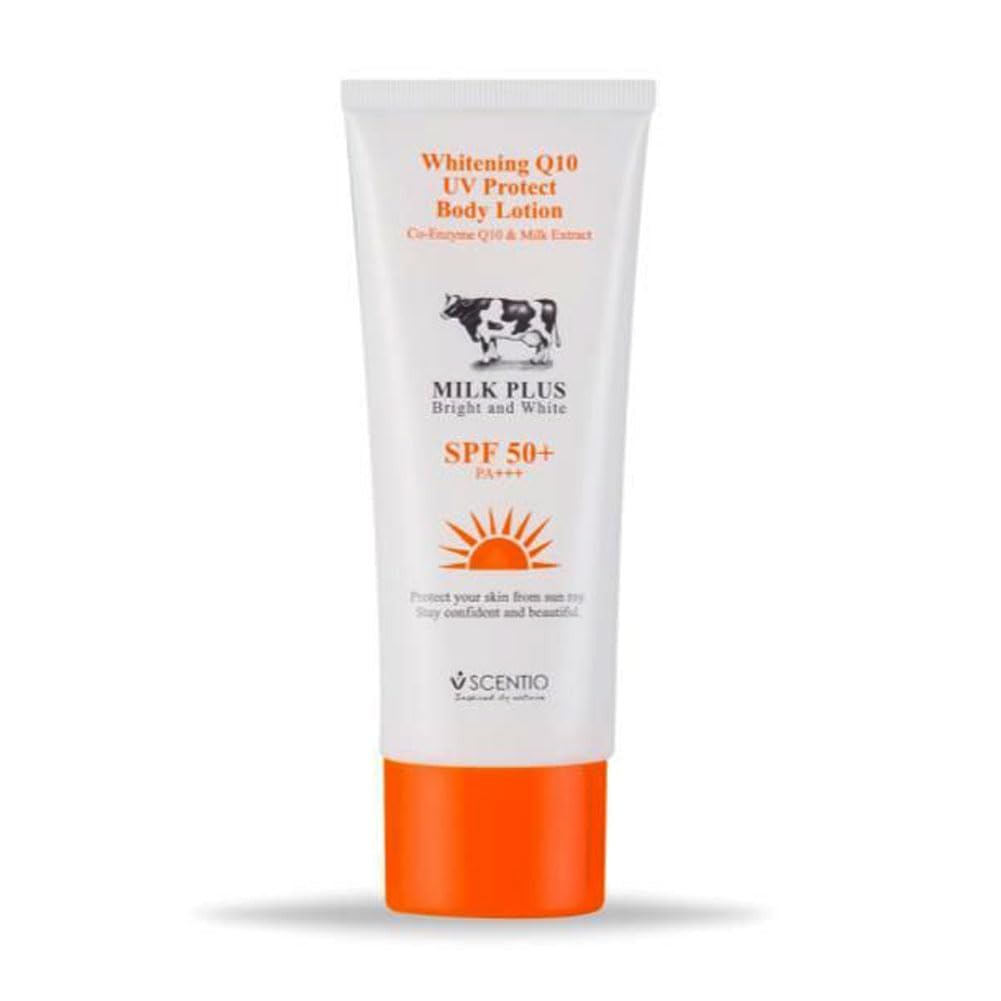 SCENTIO MILK PLUS Q10 BODY LOTION SPF 50 PA++ 100 ML