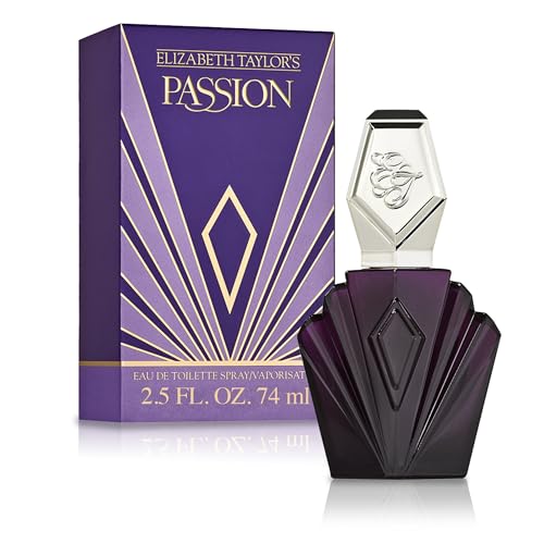 Elizabeth Taylor Passion Women's Perfume, Long-Lasting Eau De Toilette EDT Spray, Gift for Her, 2.5 fl oz