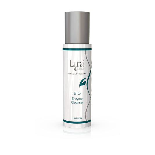 Lira Clinical BIO Enzyme Cleanser for Oily Skin Control -  Hydrophilic Exfoliating Facial Cleanser - Deep Cleansing Skincare and Hydrating Care - 6 Oz