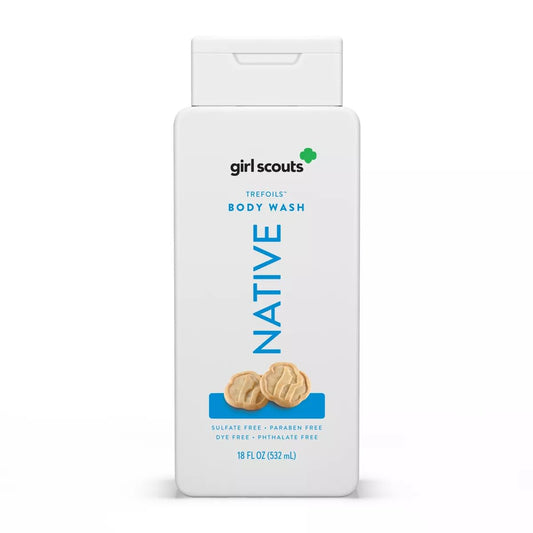 Native - Limited Edition Girl Scouts Cookies, Trefoils Body Wash 18 Fl Oz Beauty & Personal Care Native