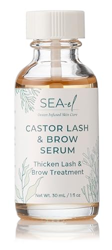 Sea-el Castor Lash & Brow Serum (w 10% Black Seed Oil) 1 oz