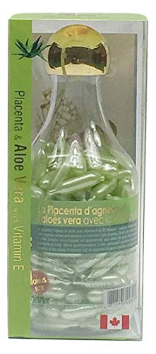 Lamb Placenta & Aloe Vera with Vitamin E Facial Oil, 200 Gelcaps, Bill Natural Sources
