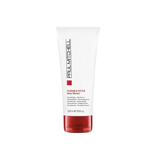 Paul Mitchell Wax Works Hair Gel, High Definition, Bold Texture, For All Hair Types, 6.8 fl. oz.
