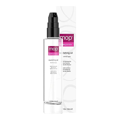 MOP - Pomegranate Nourishing Lightweight Oil - Lightweight Shine, Heat Protectant, Strengthens - 1.7 fl oz