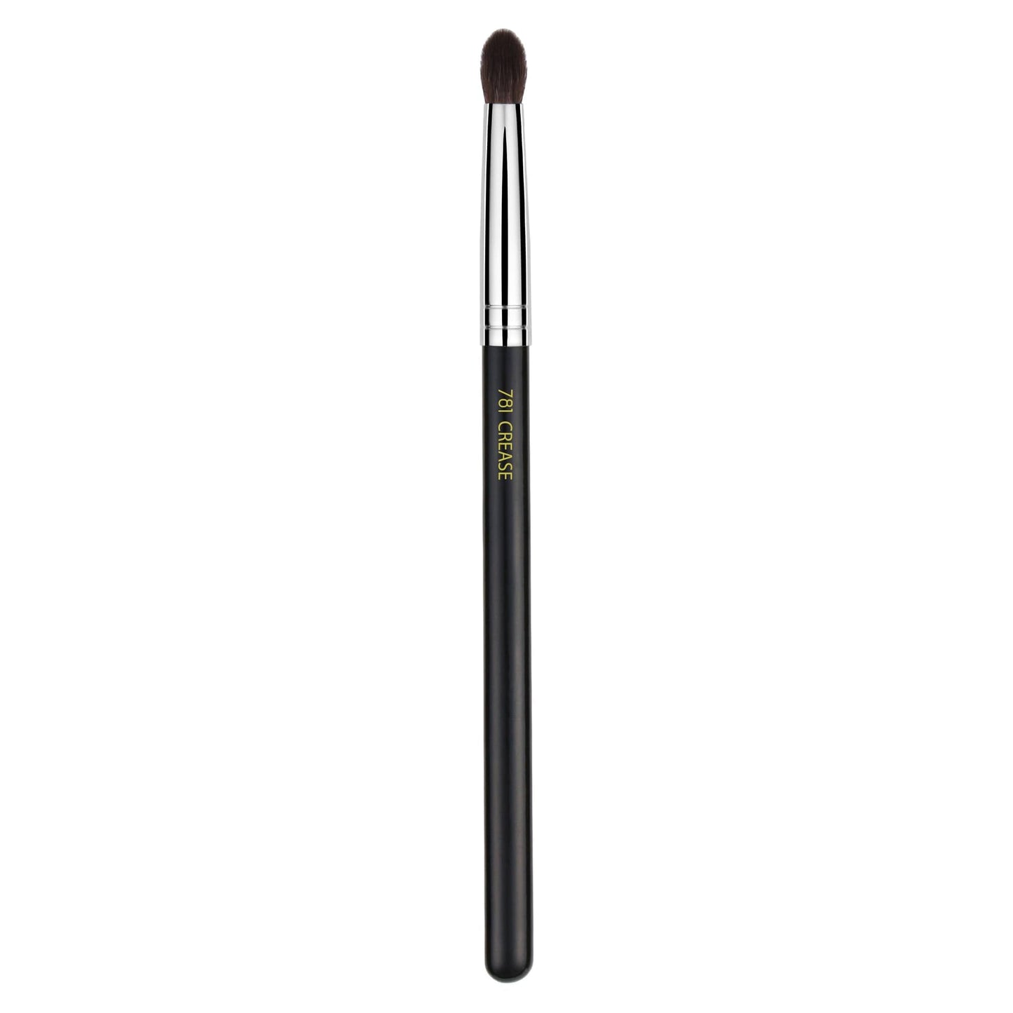 Bdellium Tools Professional Makeup Brush - Maestro Series 781 Crease - With Mix of Soft Synthetic & Natural Fibers, For Eye Crease (Black, 1pc)