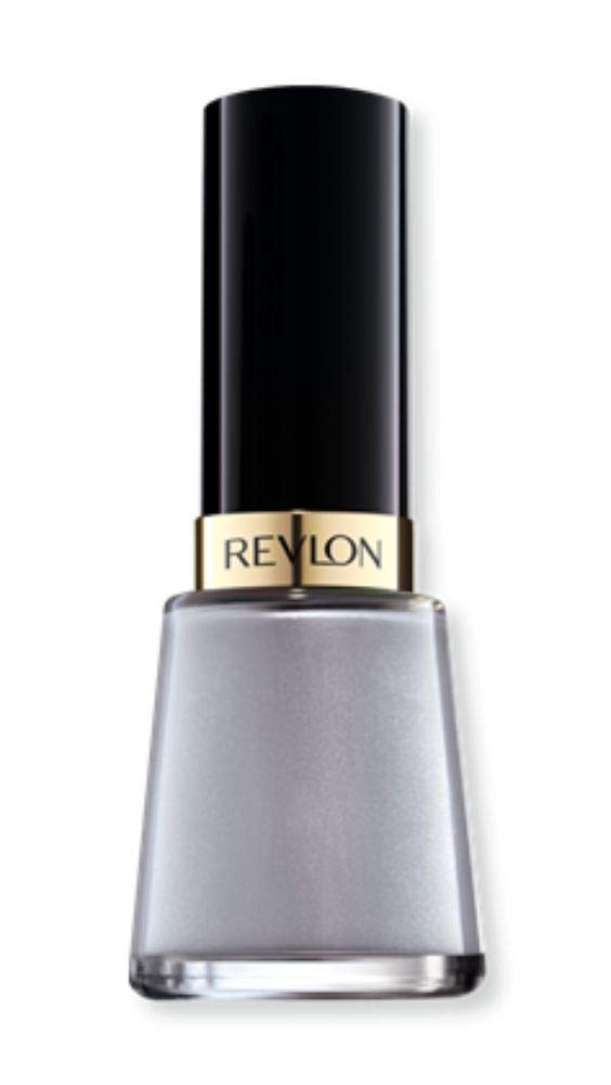 Revlon Nail Enamel, Chip Resistant Nail Polish, Glossy Shine Finish, in Black/Grey, 905 Sophisticated, 0.5 oz