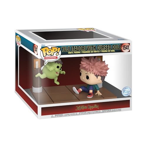 Funko Pop Moment Animation: Jujutsu Kaisen Itadori and Cursed Doll Collectible Vinyl Figure